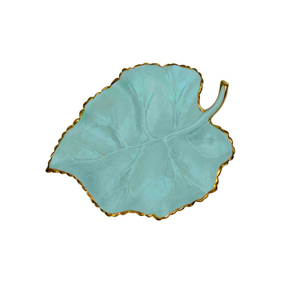 Autumn Turquoise Mulberry Leaf