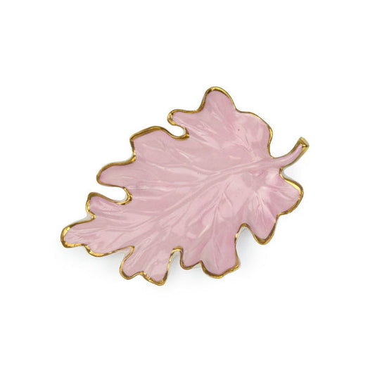 Autumn Pink Oak Leaf