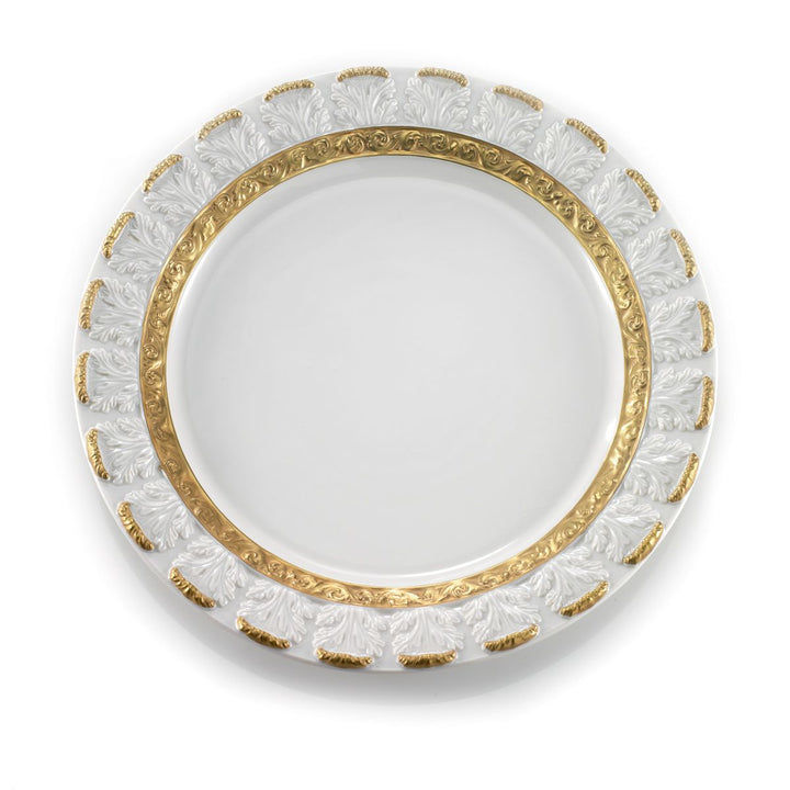 Dining Set - Queen Elizabeth  - White & Gold