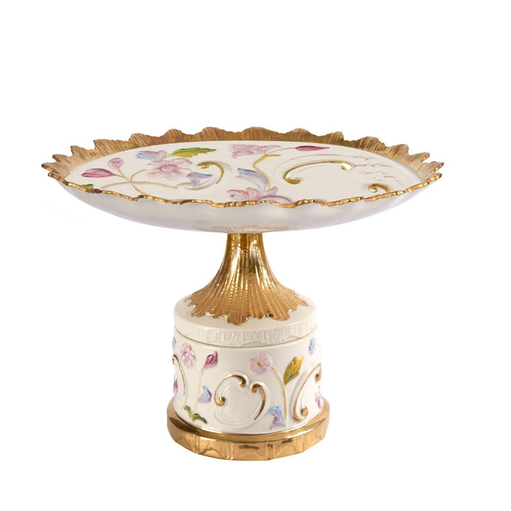 Taormina Multicolor & Gold Cake Stand