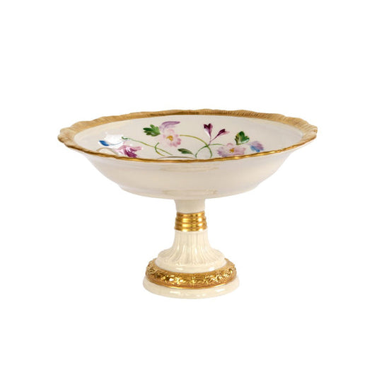 Taormina Multicolor & Gold Small Footed Bowl