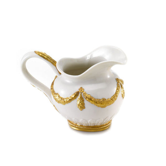 Empire White & Gold Creamer