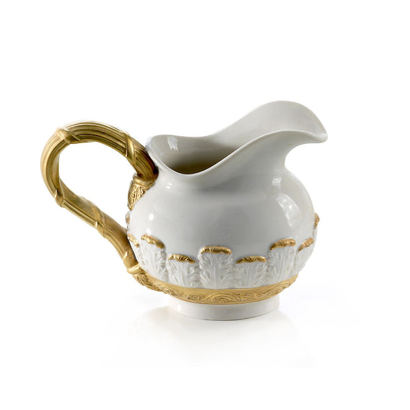 Queen Elizabeth White & Gold Creamer