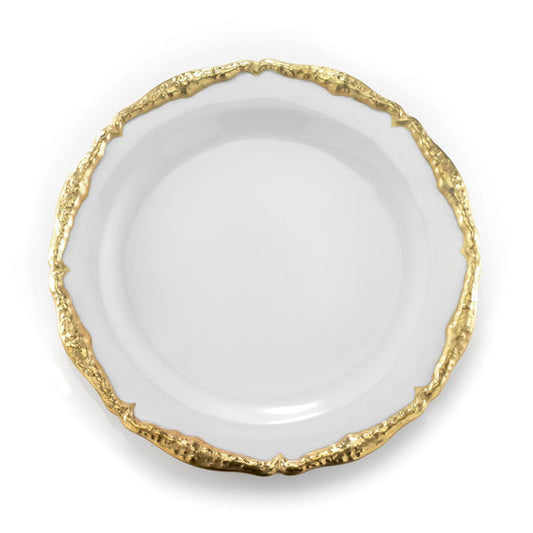 Empire Dinnner Plate 26 Cm - White Antique Gold