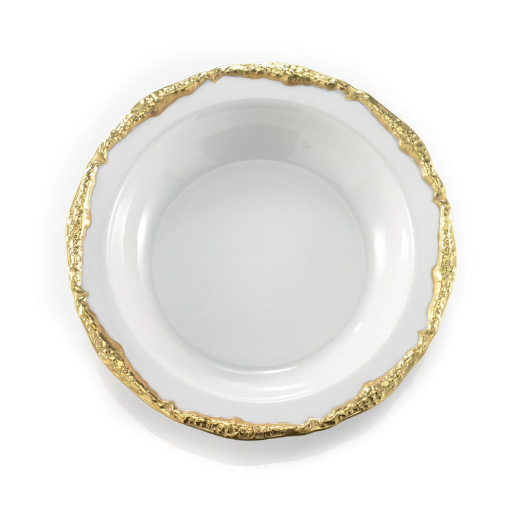 Dining Set - Empire - White & Gold