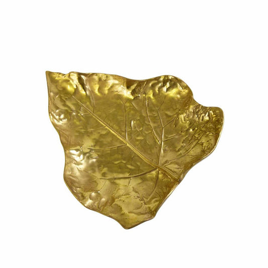 Creased Medium Leaf - Full Antique Gold