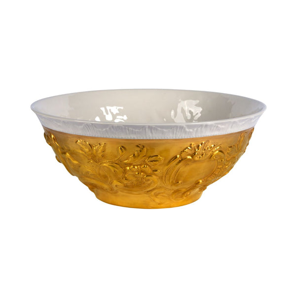 Taormina Gold Salad Bowl