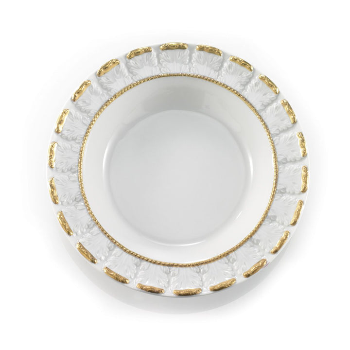 Dining Set - Queen Elizabeth  - White & Gold