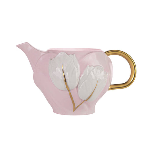 Tulip Creamer - Pink & White