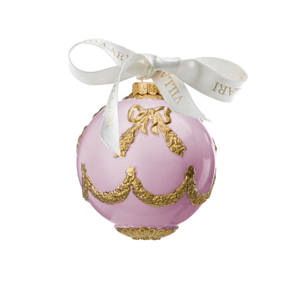 Imperial Christmas Bauble - Pink & Gold