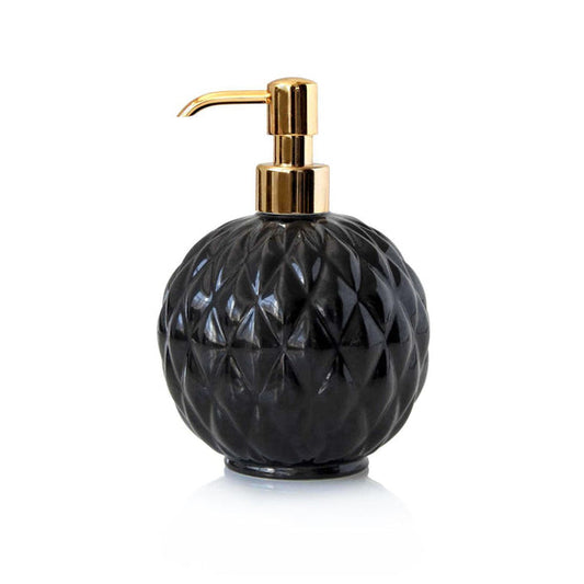 Black Tie Round Soap Dispenser