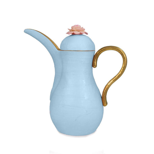 Marie-Antoinette Blue & Pink Dallah Thermos 0.5 Litre