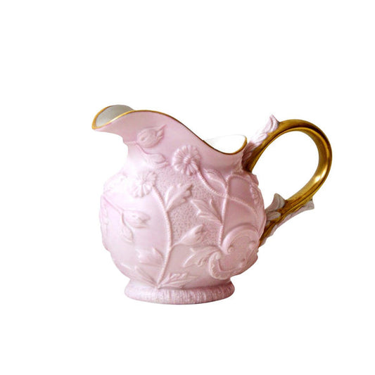 Taormina Pink & Gold Creamer