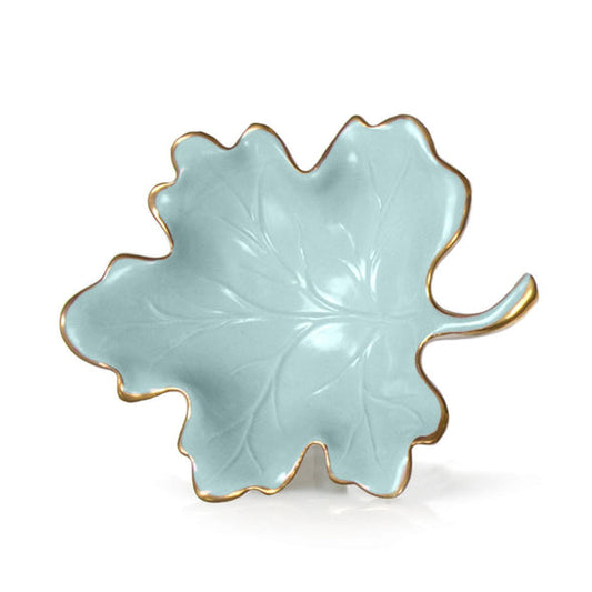 Autumn Aquamarine Medium Fig Leaf