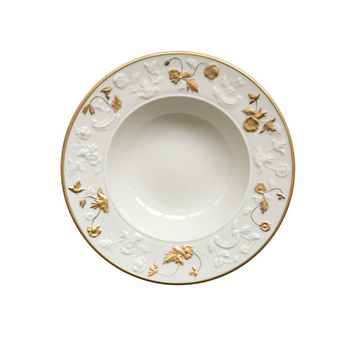 Dining Set - Taormina - White & Gold