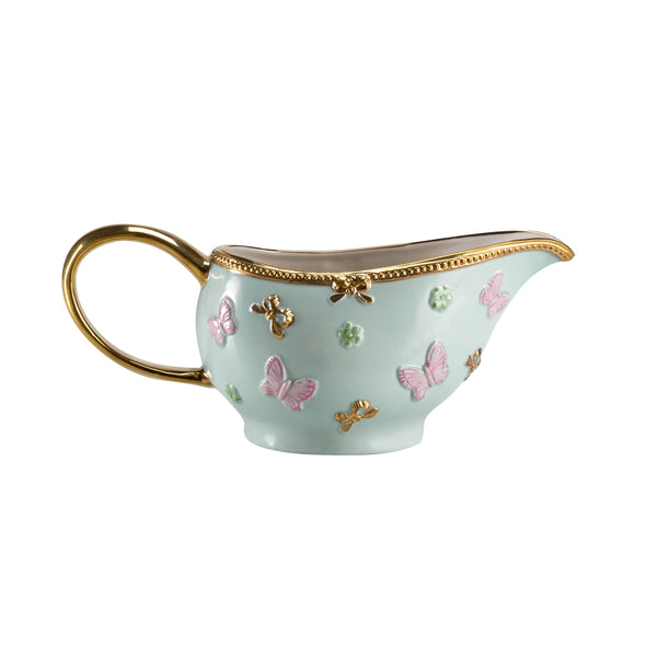 Butterfly Aquamarine Gravy Boat