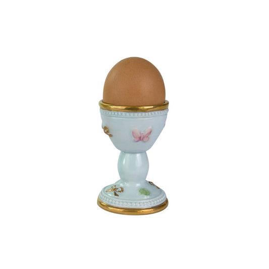 Butterfly Egg Cup Holder - Aquamarine Pink Gold