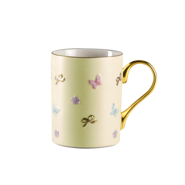 Butterfly Pastel Yellow Mug