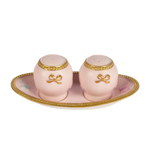 Butterfly Pastel Pink Mini Salt & Pepper Set