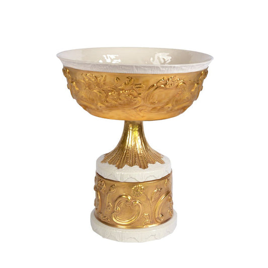 Taormina Gold Footed Fruit Bowl