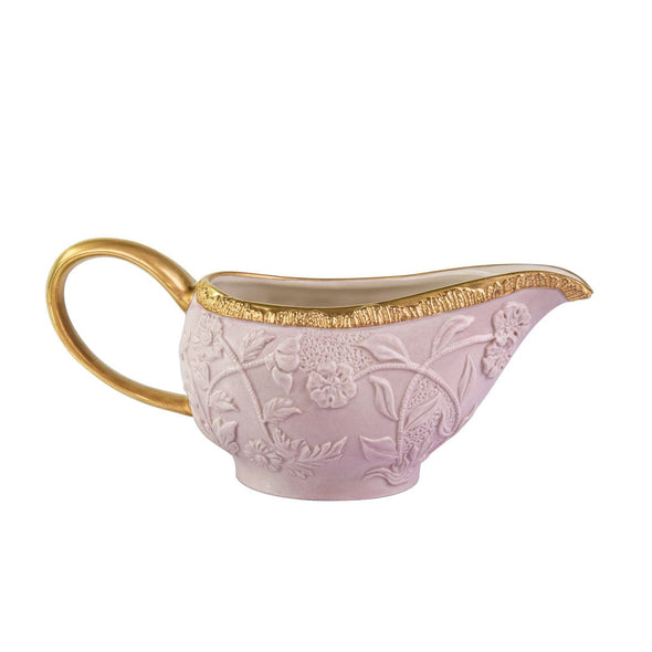 Taormina Pink & Gold Gravy Boat