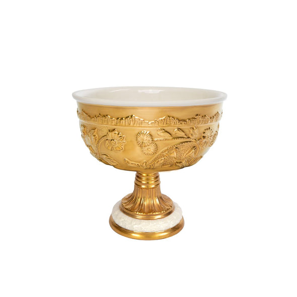 Taormina Gold Footed Fruit Bowl