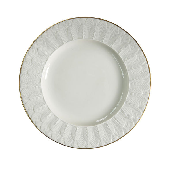 Peacock White & Gold Profiles Dinner Plate 27 cm