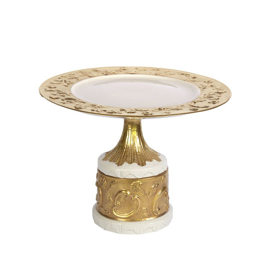 Taormina Gold Medium Cake Stand