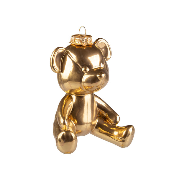 Teddy Hanging Decoration - Gold