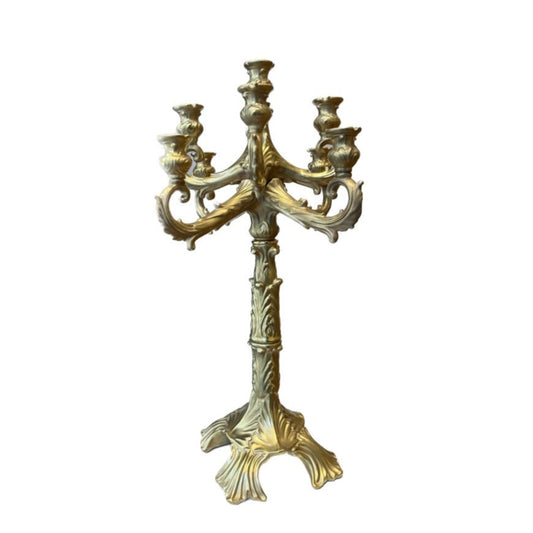 Versailles Candelabra- 9 Lights Full Antique Gold