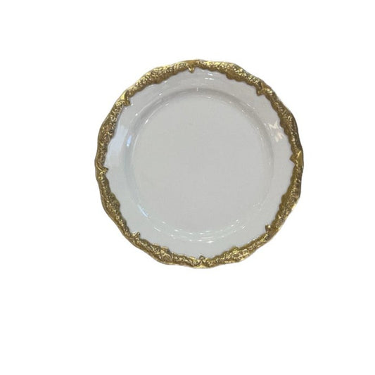 Empire Dessert Plate 21 Cm - White Antique Gold