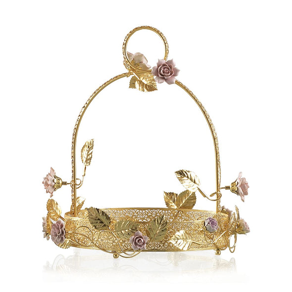 Marie-Antoinette Pink & Gold Pic Nic Basket