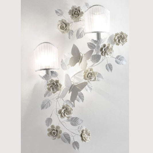 Butterfly Wall Light - White