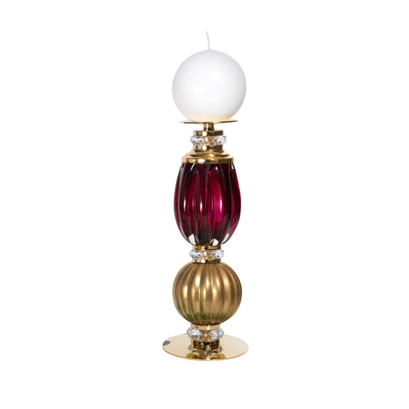 Diva Ava Medium Candle Holder - Gold