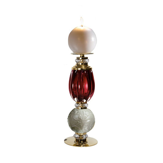 Diva Ava Taormina Candle Holder - Ruby