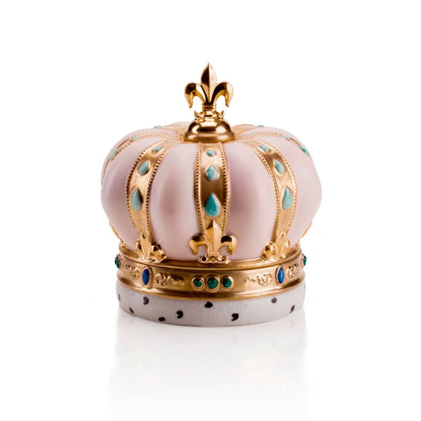 Crown Scented Candle - Pink & Gold