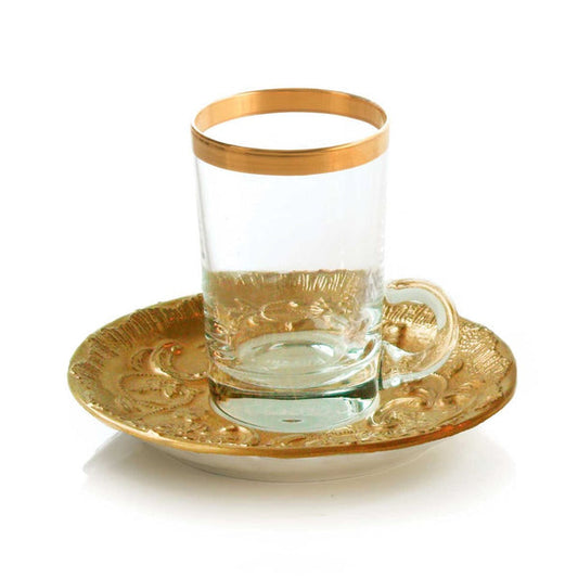 Taormina Gold Green Tea Cup & Saucer