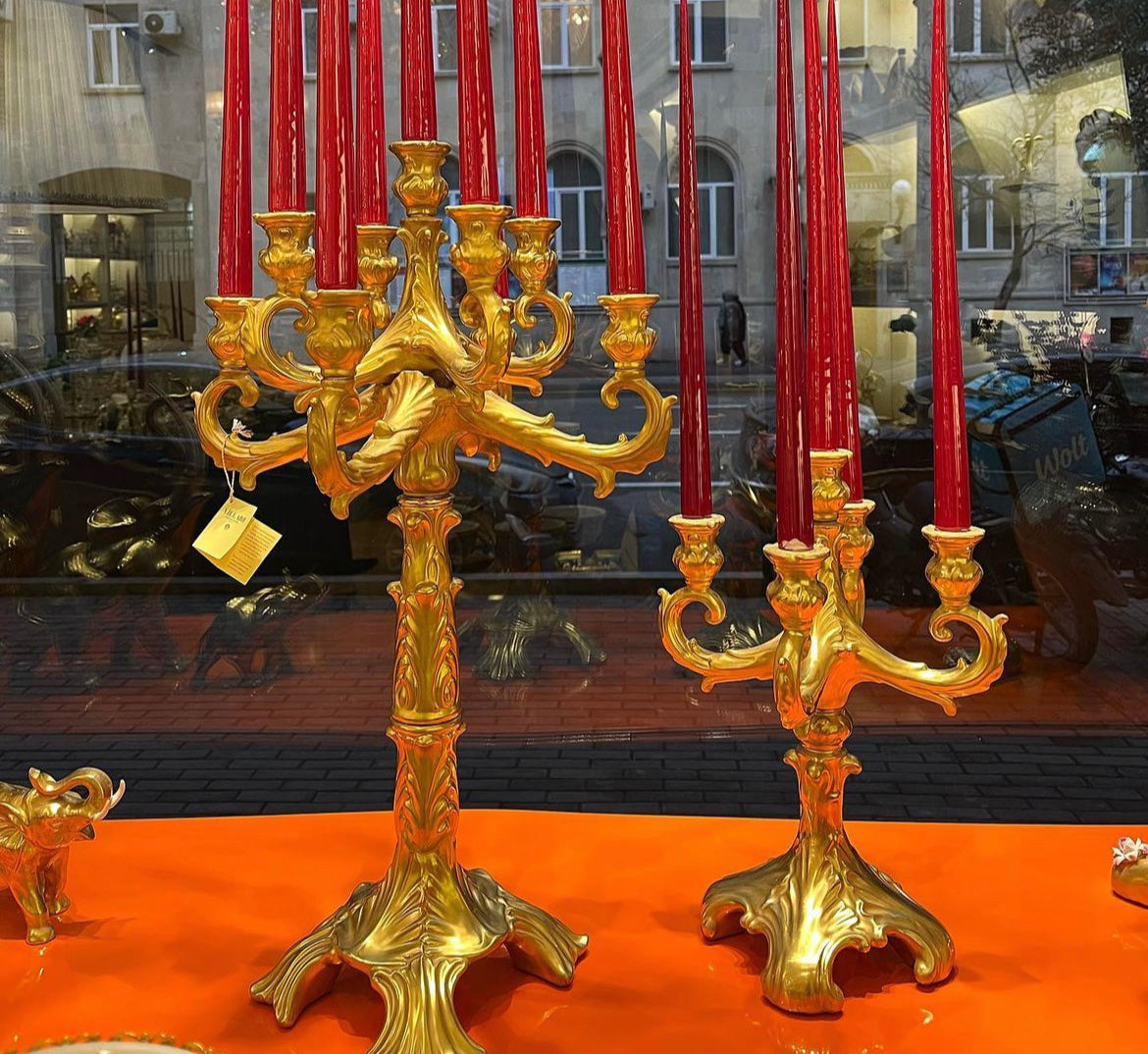 Versailles Candelabra - 5 Arms - Gold