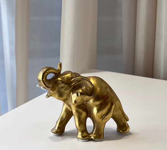 Small Elephant 1 Measure - Full Antique Gold