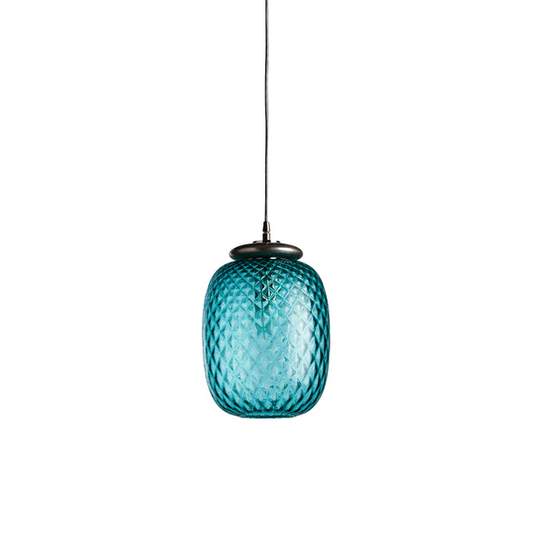 Soho Pendant Light - Turquoise Transparent