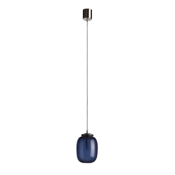 Soho Pendant Light - Blue Indaco Transparent