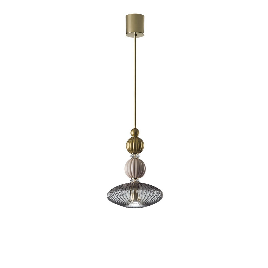 Divas Rita Pendant Light - Gold & Transparent