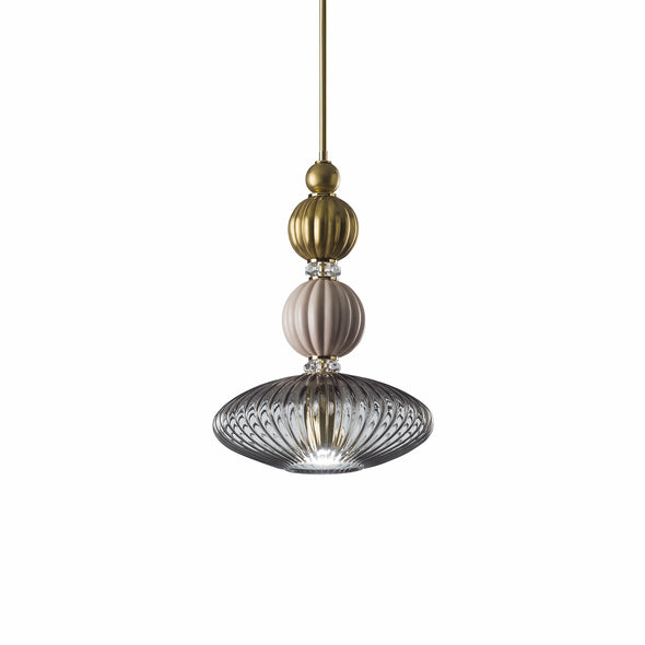 Divas Rita Pendant Light - Gold & Transparent