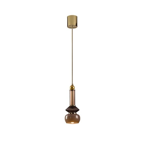 Lolite Marie Pendant Light - Brown & Transparent