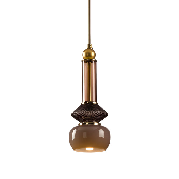 Lolite Marie Pendant Light - Brown & Transparent