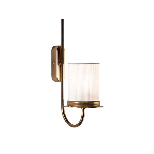 London Wall Light - White & Gold