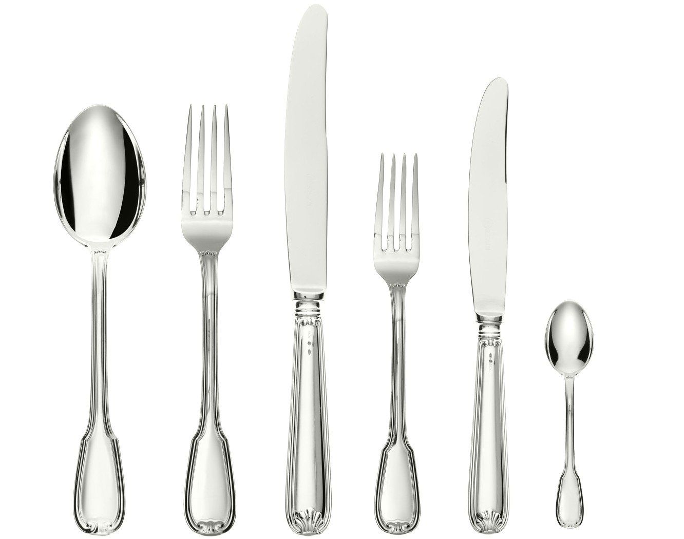 Cutlery Set, 72 Pcs Silver Table Set, Francese Cutlery set