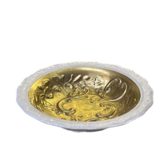 Small Taormina Soap Dish Full Antique Gold