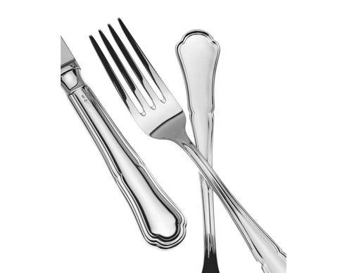 Cutlery Set, 72 Pcs Silver Table Set, Barocchino Cutlery Set