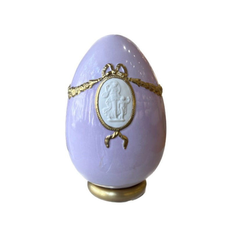 Big Size Egg Festoons And Cameo - Lilac